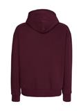 TEXTURED LOGO BOX COMFORT HOODIE passion plum