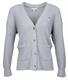 TEXTURED RELAXED V-NK CARDIGAN light grey heather