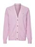 TEXTURED RELAXED V-NK CARDIGAN luminous lilac