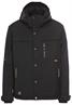 teXXXactive® Funktionsjacke mit abnehmbarer Kapuze asphalt