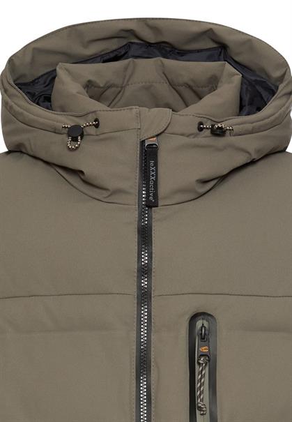 teXXXactive® Funktionsjacke mit versiegelten Nähten khaki
