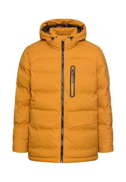 teXXXactive® Funktionsjacke mit verstellbarem Saum und Kapuze burned yellow