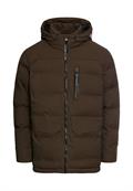 teXXXactive® Funktionsjacke mit verstellbarem Saum und Kapuze dark brown