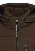 teXXXactive® Funktionsjacke mit verstellbarem Saum und Kapuze dark brown