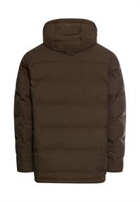 teXXXactive® Funktionsjacke mit verstellbarem Saum und Kapuze dark brown