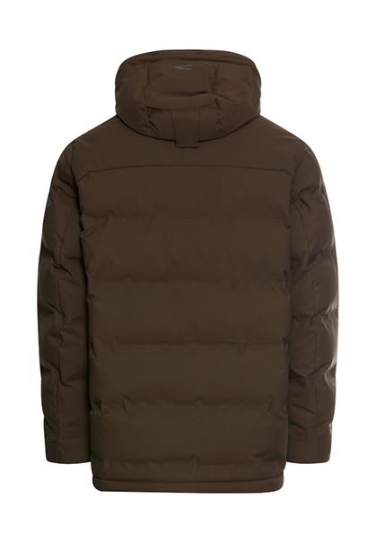 teXXXactive® Funktionsjacke mit verstellbarem Saum und Kapuze dark brown