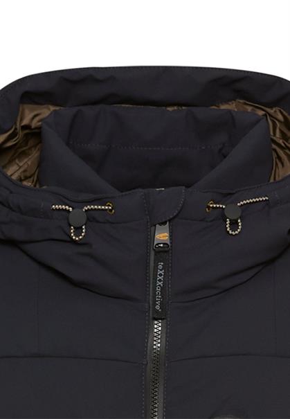 teXXXactive® Funktionsjacke mit verstellbarem Saum und Kapuze dark navy