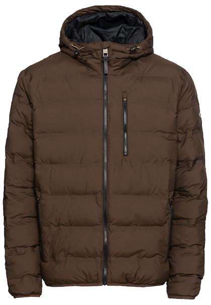 teXXXactive® leichte, wasserdichte Steppjacke dark choclate