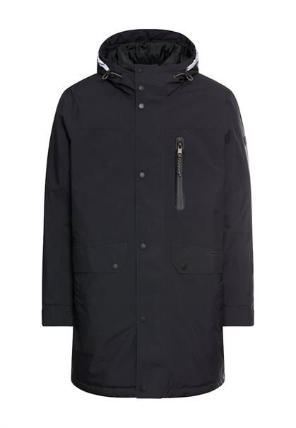 teXXXactive® Mantel mit Kapuze dark navy