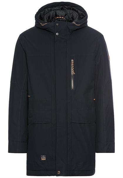 teXXXactive® Softshell Parka mit reflektierendem Print night blue