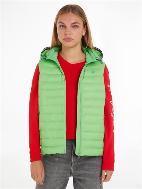 TH ESS LW DOWN VEST spring lime