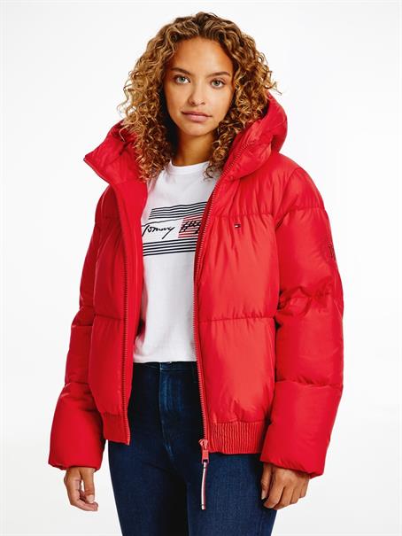 TH ESS SORONA PADDED LOGO BOMBER primary red