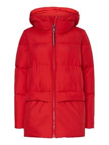 TH ESS SORONA PADDED LOGO COAT primary red