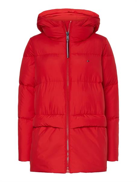 TH ESS SORONA PADDED LOGO COAT primary red