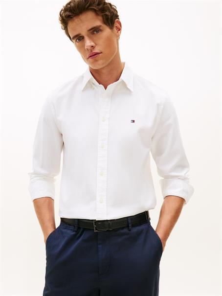 TH Flex Regular Fit Dobby Shirt white