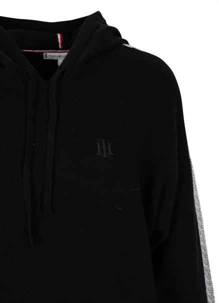 TH FLEX RELAXED FIT HOODIE-KLEID black