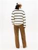 TH SCRIPT MDRN TERRY SWTSHRT calico- black stp