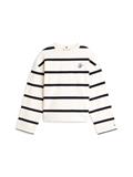 TH SCRIPT MDRN TERRY SWTSHRT calico- black stp