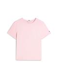 TH SCRIPT REG C-NK SS TEE bonita pink