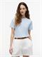 TH SCRIPT REG C-NK SS TEE breezy blue