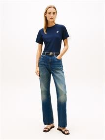 TH SCRIPT REG C-NK SS TEE dark night navy