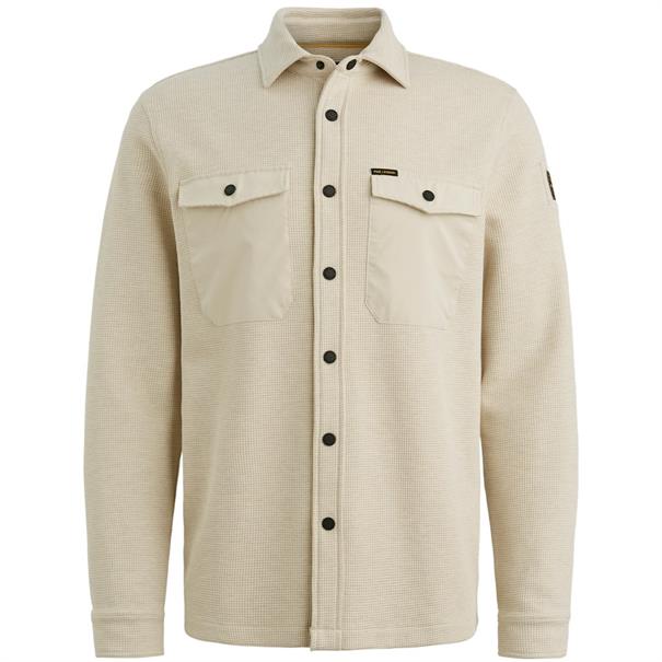 The Jones Jersey Waffle/overshirt 2 bone white