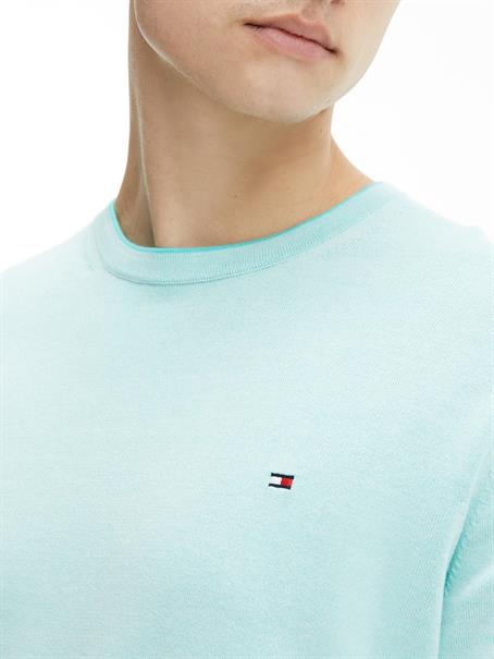 TIPPED DOUBLE FACE CREW NECK oxygen