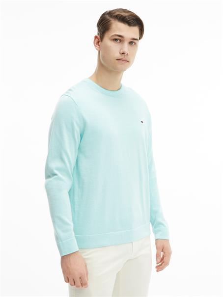 TIPPED DOUBLE FACE CREW NECK oxygen