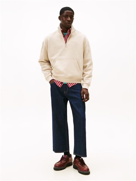 TJM 90S SCRIPT RIB FLEECE QZ gulf sand