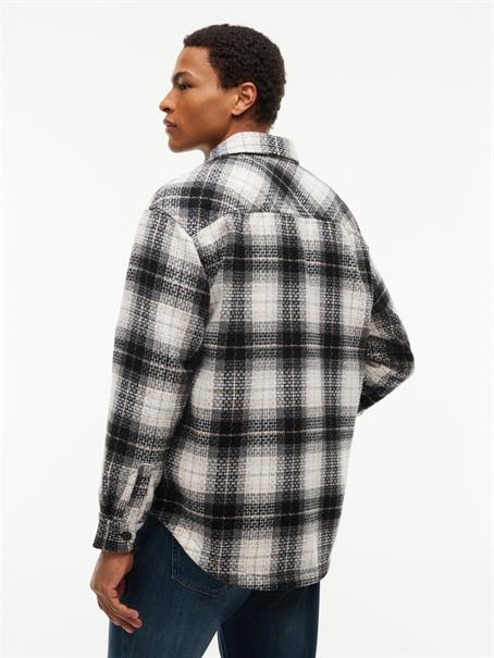 TJM CHECK OVERSHIRT EXT black check