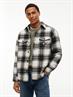 TJM CHECK OVERSHIRT EXT black check