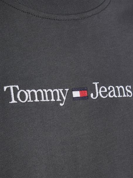 TJM CLASSIC LINEAR LOGO TEE new charcoal