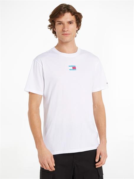 TJM CLSC CENTER POP FLAG TEE white