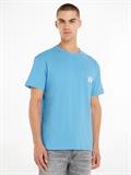 TJM CLSC LABEL RINGER TEE blau