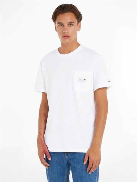 TJM CLSC LABEL RINGER TEE white
