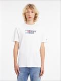 TJM CLSC RWB CHEST LOGO TEE white