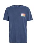 TJM CLSC SIGNATURE POP FLAG TEE twilight navy