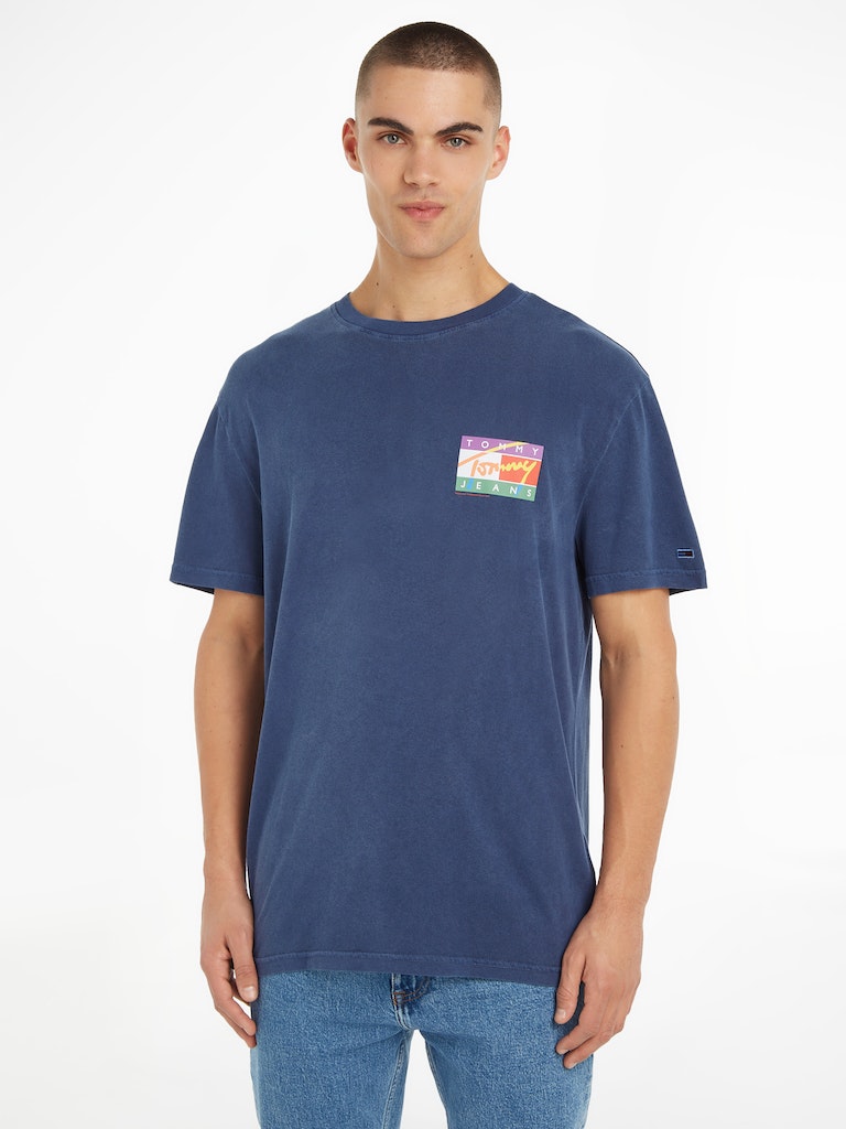 bequem CLSC Herren POP Tommy online bei kaufen twilight T-Shirt SIGNATURE FLAG TEE Jeans navy TJM