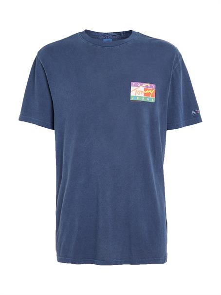 TJM CLSC SIGNATURE POP FLAG TEE twilight navy