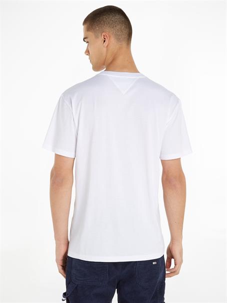 TJM CLSC SMALL FLAG TEE white