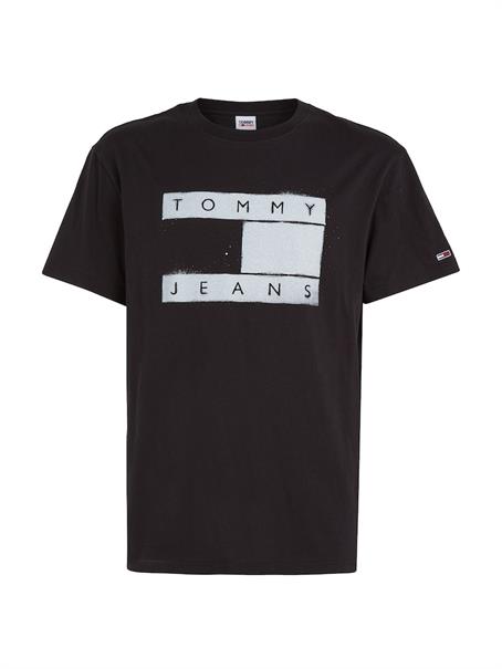 TJM CLSC SPRAY FLAG TEE black