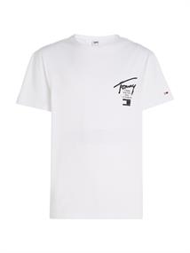 TJM CLSC SPRAY SIGNATURE TEE white