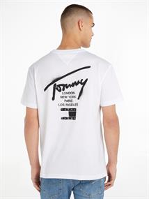 TJM CLSC SPRAY SIGNATURE TEE white