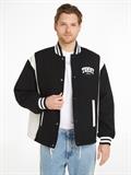 TJM CORD WOOL MIX LETTERMAN black
