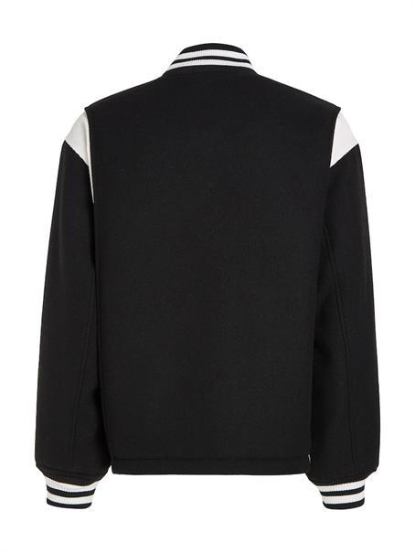TJM CORD WOOL MIX LETTERMAN black