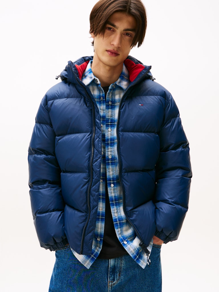 Tommy Jeans Steppjacke "TJM ESSENTIAL DOWN JACKET EXT" mit Kapuze Winterjac günstig online kaufen