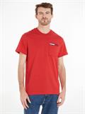 TJM ESSENTIAL FLAG POCKET deep crimson htr