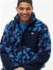 TJM MIX TEDDY JACKET dark blue - aop