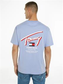 TJM REG 3D STREET SIGNTR TEE EXT moderate blue