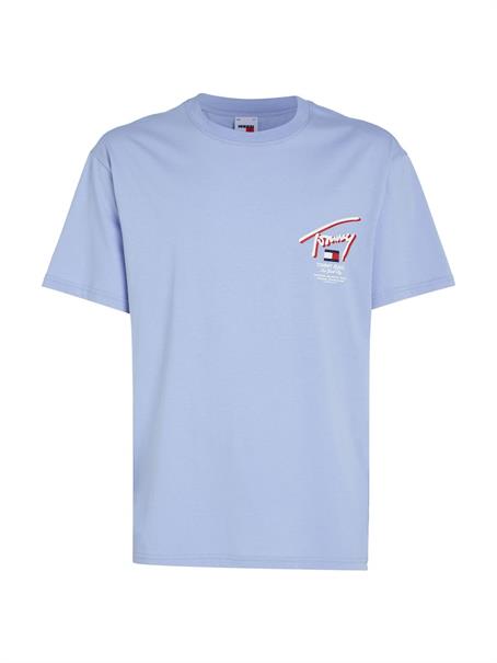 TJM REG 3D STREET SIGNTR TEE EXT moderate blue